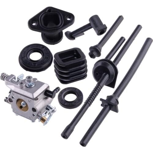 Carburetor Carb Kit Fuel Oil Filter Line Seal Fit for Chinese Chainsaw 2500 25cc High Quality