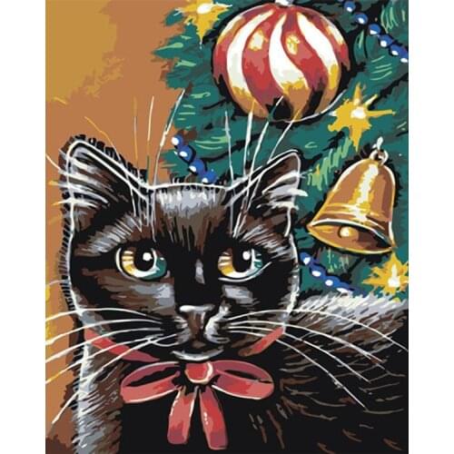 Love.Thanks Animal Diamont Painting Pet Cat Diamond Painting 5D Cross Stitch Kits EmbroideryDiamond Paiting Full Drill