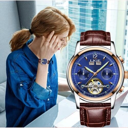 LIGE Ladies Mechanical Watch
