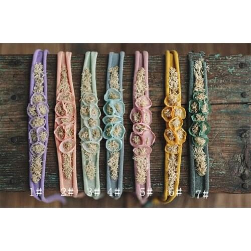 Original baby headband headwears newborn photography props baby girl lovely flower headbands