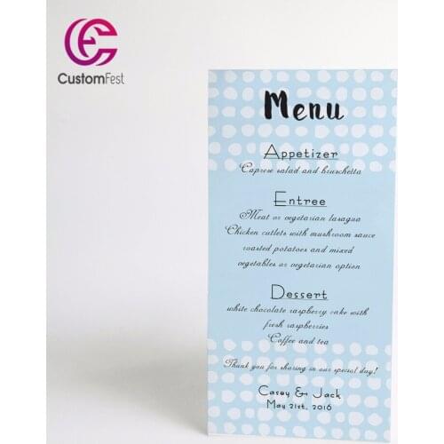 Personalized menu art pattern design menu whole set available MU023