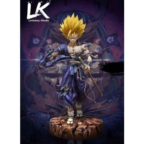 Spot Cool !LK & MIC Studio -Samurai Gonghan GK Limited Edition Handmade Resin Statue Figures Model Size:30*17*15CM