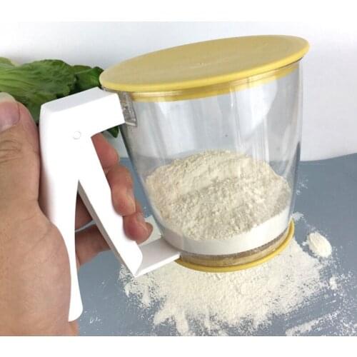 Hand-held Flour Sieve Fine Mesh Sugar Filter Manual Sieve Strainer Powder Flour for Kitchen Baking Pastry Baking Tools