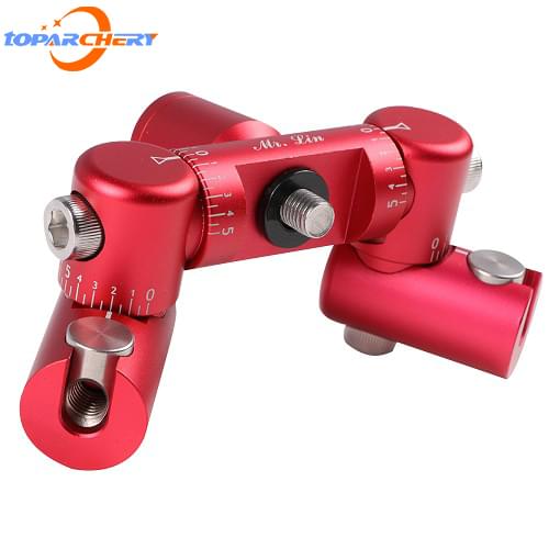 Archery Balance Rod Competition Stabilizer V bar Connector Adjustable Tactical Damping Rod Shock Absorber Damper for Recurve Com