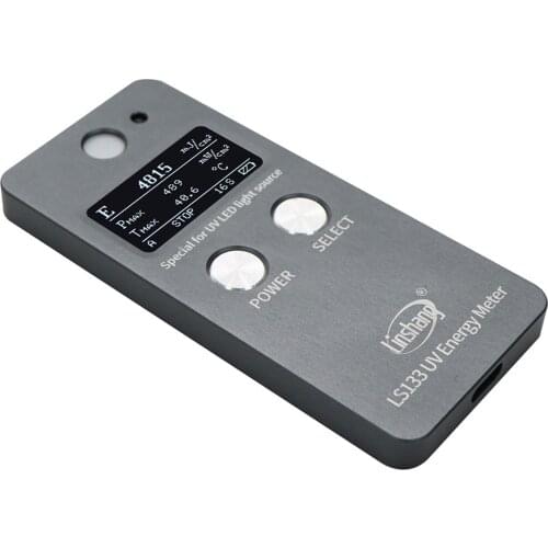 LS133 UV Energy Meter UV Radiation tester for UV LED light sources 365nm 385nm 395nm 405nm UV dryers UV curing machines