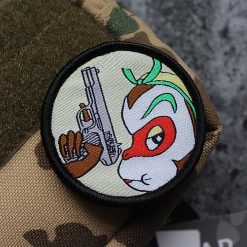 Monkey King Woven Label Velcro Patches Armband Five Four Walker Sun Wukong Military Chapter For Clothes Backpack Sticker Decor