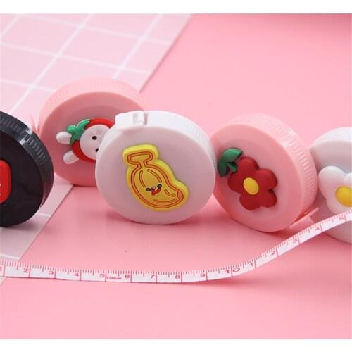 1.5m Cartoon Tape Measure Retractable Plastic Box Storage Soft Ruler Sewing Tailor Special Ruler Measuring Measurement Tool