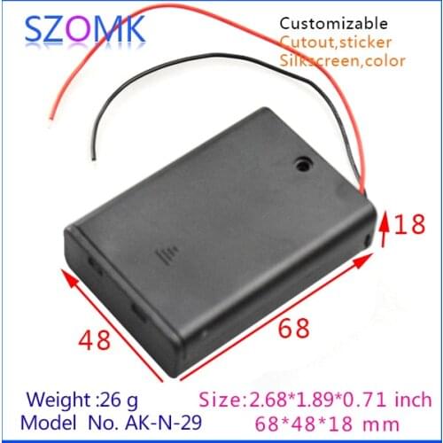 1 piece, electronics plastic junction boxes 2015 new 68*48*18mm electrical project box, electronics outlet boxes