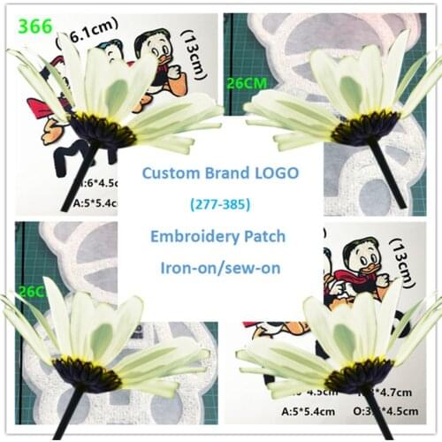 277-385) Popular brand logo Patch for clothes DIY Iron on Flex fusible transfer stripes for jeans Sticker on clothes