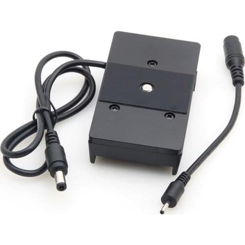 Battery Adapter Mount Plate for SONY BP-U60 BPU30 to BlackMagic BMPC BMCC BMPCC Camera