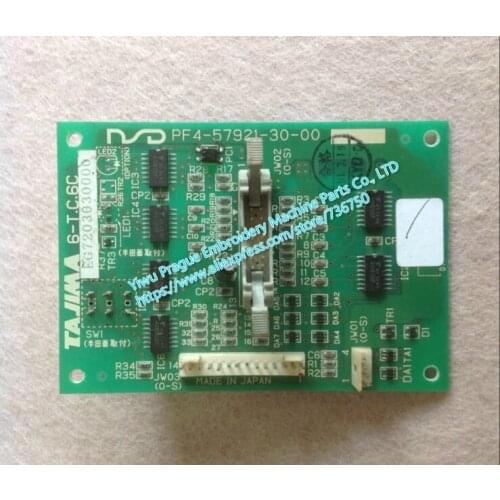 Used Tajima board card 6-T.C.6C / EG7203020000 / EG7203030000 / PF4-57921-30-00 / 0J2600300000, Tajima embroidery machine parts