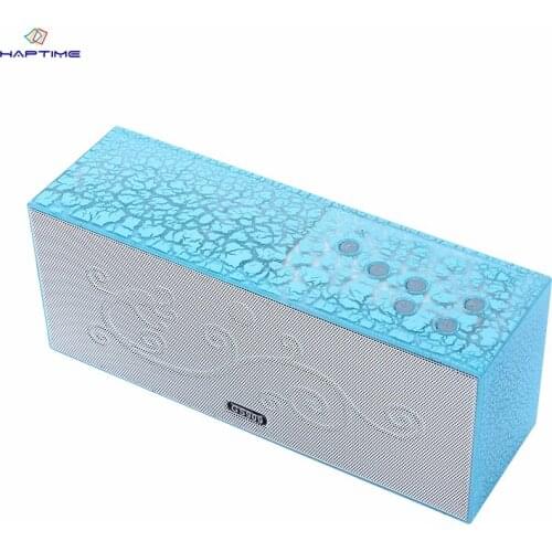 Wireless Bluetooth Speaker Stereo Music Subwoofer Computer Speakers Portable Outdoor Bluetooth Speaker with LED Flashing Lights