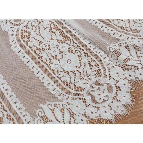 Retro eyelash lace 150CM width handmade diy clothing accessories material