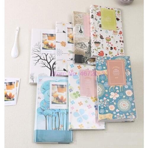 100pcs/lot Optional 84 Pockets Photo Film Album / Wall Album Storage For FujiFilm Instax Mini 8, Mini 9 7s Mini Film Paper Size