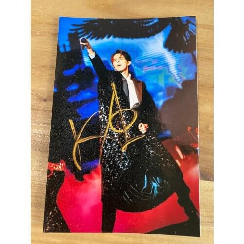 Dimash Kudaibergen Autographed Signed Photo 4*6 RP Reprinted Version GIFTS COLLECTION 072021