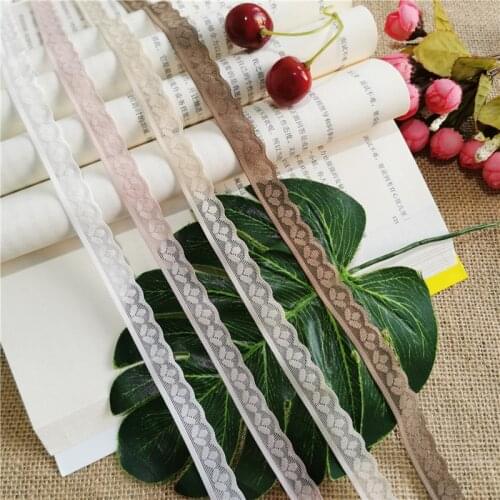Soft elastic 1.5cm LS1071 colorful stretchy lace trim diy crafts apparel sewing fabric wedding dress underwear lingerie lace