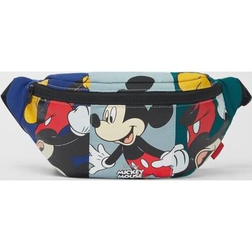 New Childrens Bag Spring And Summer New Minnie Mouse Printed Waist Bag