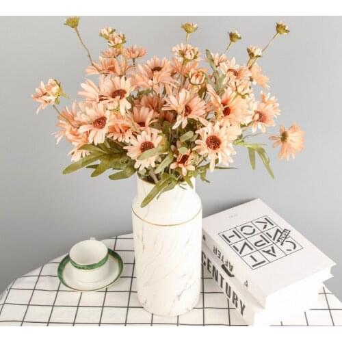 5 Head Artificial Flower Simulation Flower Chrysanthemum Autumn Chrysanthemum Cross-border Wedding Home Decoration