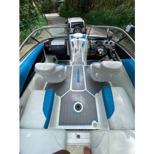 2007-2012 seadoo 230 challenger Cockpit swimming platform faux teak 6mm floor mat