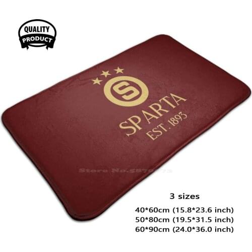 Gold Soft House Family Anti-Slip Mat Rug Carpet Prague Athletic Club Ac Železná Rudí Czech Czech Republic Football Soccer Czech