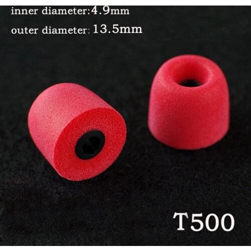 100 pcs/50pairs T500 Comply Super comfortable Tips Earphone cotton Memory foam sponge Ear pads for headphones Isolation headset