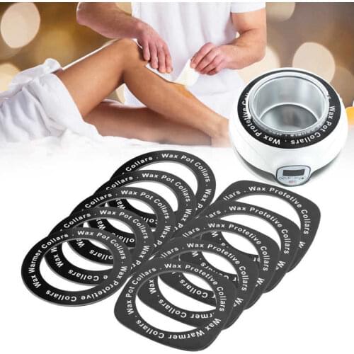 100pcs/set Ring Paper for Hair Removal Waxing Machine Cleaning Protection Melt Wax Heater Accessories Round Quadrate Paper Pad
