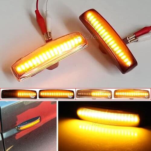 2x LED Side Marker Lights Repeater Indicator Lamp For Rover Sport L320 Land Rover LR2 Freeland 2 L359 LR3 LR4 Discovery 3/4 L319