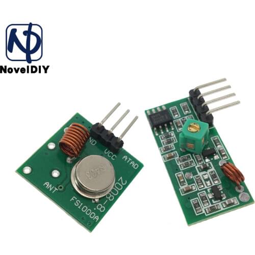 315Mhz / 433Mhz RF Wireless Transmitter Module and Receiver Kit 5V DC For Arduino Raspberry Pi /ARM/MCU WL DIY