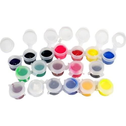 Resin Pigment Color Paste Set 18 Colors Opaque Gel Resin Colorant Pastel for UV/Epoxy Resin Include 5 Fluorescent Colors