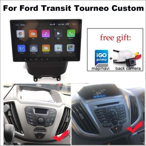For Ford Transit Tourneo Custom 2016-2020 Radio Android Car Stereo Audio Multimedia Player Carplay GPS Navigation Head Unit