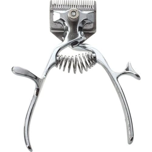 EAS-Old Fashion Manual Clipper Haircut Hand Push Low Noise Non-Electric Hair Cutter