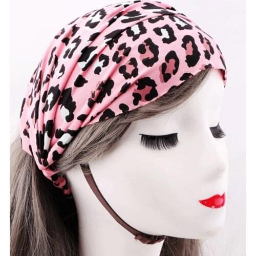 Headband Elasticity Printed Hairband Anti-skid Hair Bands Hair Accessories Bohemian Style Vintage Print Headband for Girl