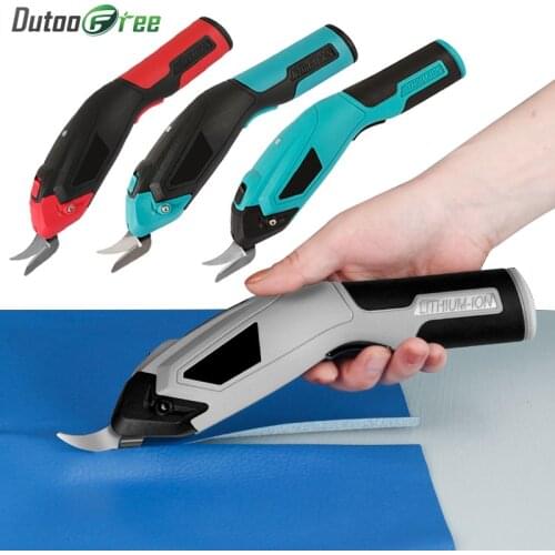 Electric scissors Cordless/fabric/Leather/Cloth Sewing hand held alloy double head cutting multi functional electric cuttingTool