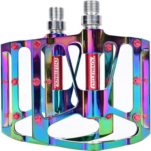 Mountain Bicycle Pedals MTB Platform Aluminum Road Bike Pedals Bearing Anti-Silp BMX Folding Bike Pedals Bicycle Parts