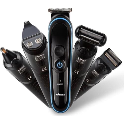 USB Cordless Design Portable Electric Hair Clippers Set Mens Multifunctional Barber Shop Household General Personal Care 2021