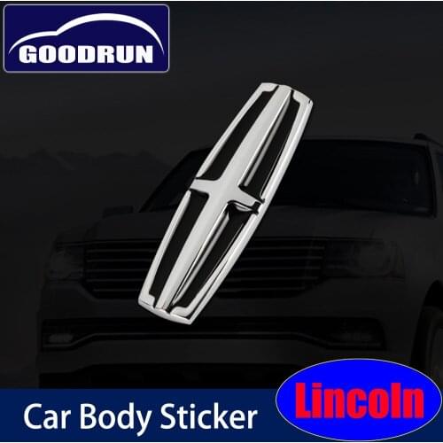Car Body Sticker For Lincoln Trunk Side Body LOGO 3D Stickers Exterior Decoration Modified Car Standard