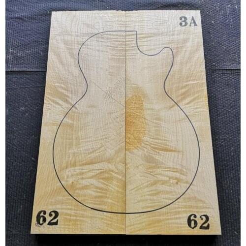 German tiger pattern maple electric guitar electric bass body veneer veneer two spell wood square guitar production material acc