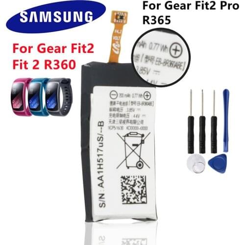 Original Replacement Battery For Samsung Gear Fit2 Fit 2 R360 EB-BR360ABE 200mAh