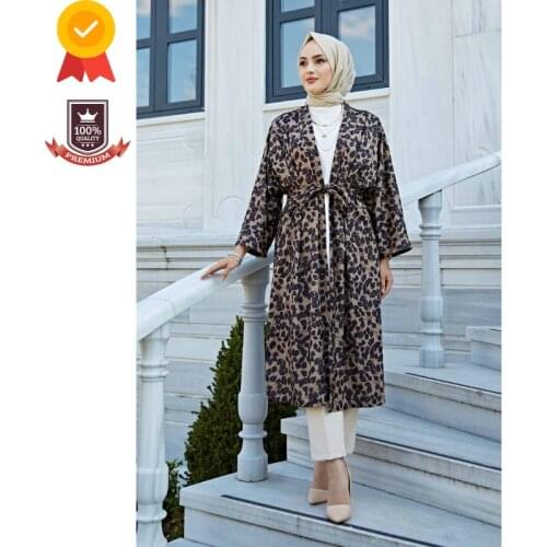 Patterned Women Muslim Clothing 2021 Muslim Woman Kimono Modest Clothing Kaftan Abaya Turkey Arabic Hijab Dress Islamic Gift