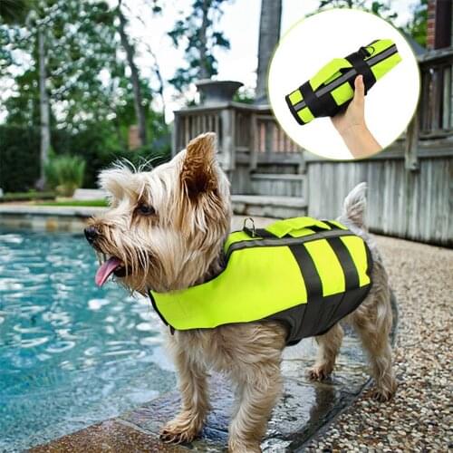 Dog Life Jacket Clothes Ropa Perro Para Pet Vests For Small Dogs Swimming Vest Summer Inflatable Foldable Airbag Safety Swimsuit