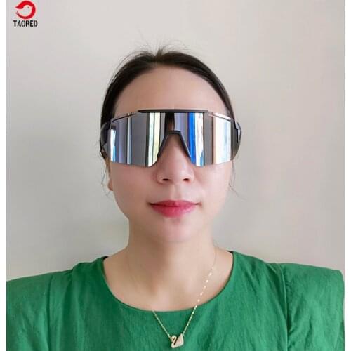 Sport sunglasses outdoor man cycling riding trendy fashion sunglasses woman shield anti wind party hiking ride sunglassesTAORED
