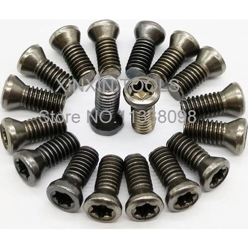 50PCS/lot M2*6 M2.5*6 M2.5*8 M3*8 M3*10 M3*12 M3.5*8 M3.5*10 M3.5*12 M4*10 M4*12 M5*10 CNC lathe tool spare screws Torx screws