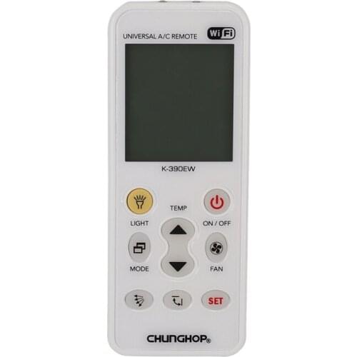 Chunghop K-390Ew Wifi Smart Universal Lcd Air Conditioner A/C Remote Control Controller Eu Plug