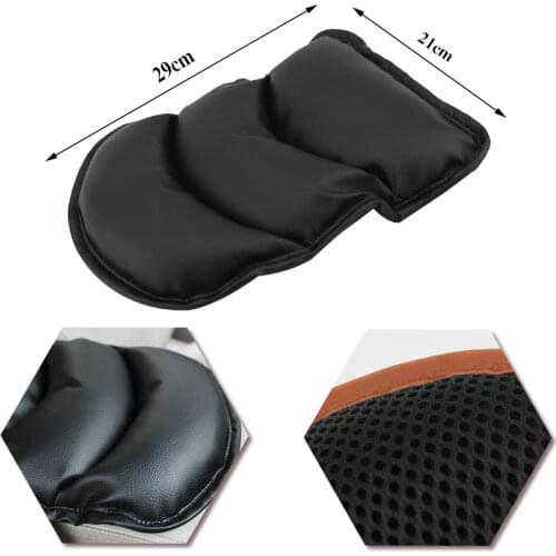 Car Universal Armrest Box Cover Increased Pad Armrest Box Pad Arm Pad Hand Pad Armrest Cushion Pillow Beige Car Protector