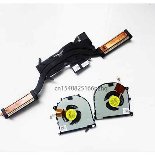 Cooling heatsink CN-08D7GK AT0YI0010C0 CPU Fan1 DC28000DQF0 02PH36 GPU Fan2 DC28000DRF0 0H98CT For DELL Precision M3800 XPS 9530