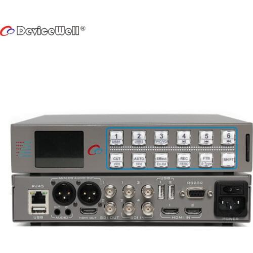 DeviceWell HDS7103 All Sixe Videos SDI Video Mixer Switcher