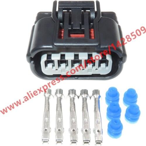 20 Sets 5 Pin HV/HVG Sealed Series Electric Oxygen Sensor Plug Female Waterproof Auto Connector For Honda 6189-6909