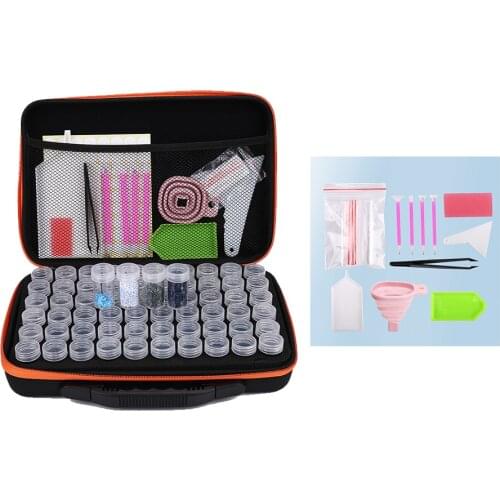 15/30/60 Pcs Dmand Painting Diamant Diamond Box Tools Accessoires Diamand Organizer Storage Portable Props Container Zipper Bag