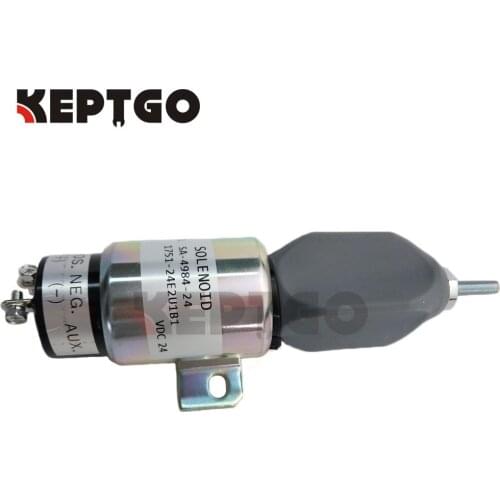 24V SA-4984-24 1751-24E2U1B1 Fuel Shutoff Stop Solenoid Valve For Cummins