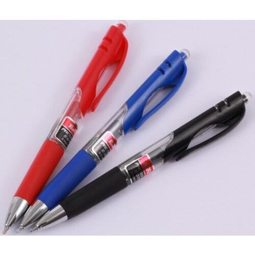 3pcs Explosion 155 office triangle neutral pen carbon signature neutral pen red blue black 0.5MM neutral pen